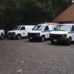 Voce Cleaning, LLC fleet of trucks